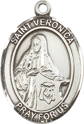 [7110SS] Sterling Silver Saint Veronica Medal