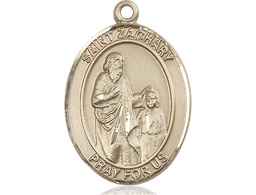 [7116GF] 14kt Gold Filled Saint Zachary Medal