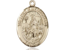 [7119GF] 14kt Gold Filled Lord Is My Shepherd Medal