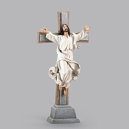 [RO-602039] 14"H Risen Christ Crucifix