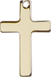 [0111YKT] 14kt Gold Cross Medal
