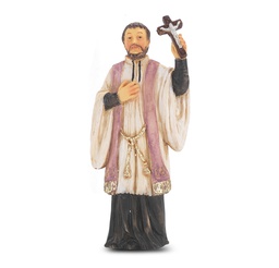 [HI-1735-444] 4" Cold Cast Resin Hand Painted Statue of St Francis Xavier