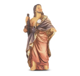 [HI-1735-455] 4" Cold Cast Resin Hand Painted Statue of St James The Greater