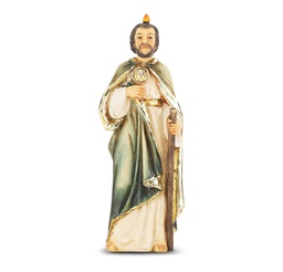 [HI-1735-320] 4" Cold Cast Resin Hand Painted Statue of St. Jude