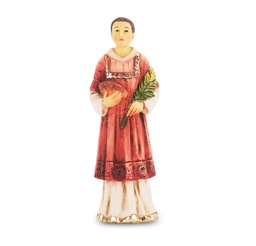 [HI-1735-546] 4" Cold Cast Resin Hand Painted Statue of St Stephen