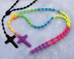 [0516/M] Multi-Color Silicone Rosary