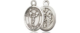 [9170SS] Sterling Silver Saint Sebastian Cheerleading Medal