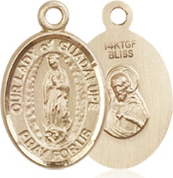 [9206GF] 14kt Gold Filled Our Lady of Guadalupe Medal