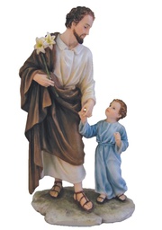 [SR-75952-C] St. Joseph &amp; Child-Veronese, 9&quot;