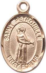 [9209GF] 14kt Gold Filled Saint Petronille Medal