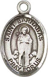 [9216SS] Sterling Silver Saint Barnabas Medal