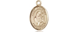 [9219GF] 14kt Gold Filled Saint Gertrude of Nivelles Medal
