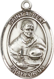[8001SS] Sterling Silver Saint Albert the Great Medal