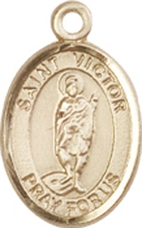 [9223GF] 14kt Gold Filled Saint Victor of Marseilles Medal