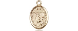 [9224GF] 14kt Gold Filled Saint Elizabeth Ann Seton Medal