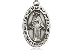 [4123SSS] Sterling Silver Scapular Medal