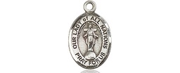 [9242SS] Sterling Silver Our Lady of All Nations Medal