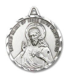 [0203SSS] Sterling Silver Scapular Medal