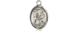 [9244SS] Sterling Silver Saint Zita Medal