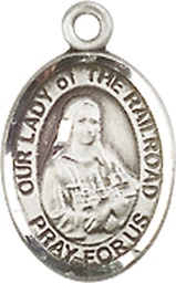 [9247SS] Sterling Silver Our Lady of the Railroad Medal