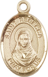 [9252GF] 14kt Gold Filled Saint Rebecca Medal