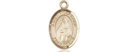 [9260GF] 14kt Gold Filled Saint Hildegard von Bingen Medal