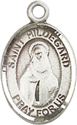 [9260SS] Sterling Silver Saint Hildegard von Bingen Medal
