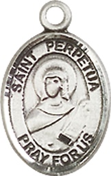 [9272SS] Sterling Silver Saint Perpetua Medal