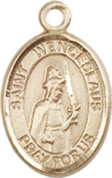 [9273GF] 14kt Gold Filled Saint Wenceslaus Medal