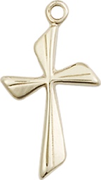 [0016YGF] 14kt Gold Filled Cross Medal