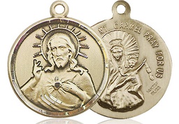 [0017SGF] 14kt Gold Filled Scapular Medal