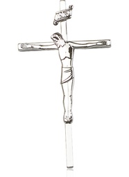 [0030SS] Sterling Silver Crucifix Medal