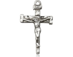[0073SS] Sterling Silver Nail Crucifix Medal