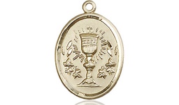 [0875KT] 14kt Gold Chalice Medal