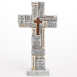 [RO-46420] 12.5"H Crossword Table Cross