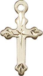 [2531KT] 14kt Gold Cross Medal