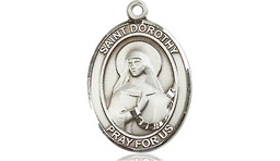 [8023SS] Sterling Silver Saint Dorothy Medal