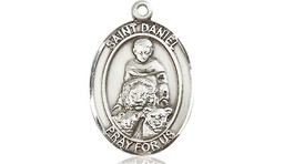 [8024SSY] Sterling Silver Saint Daniel Medal - With Box