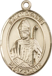 [8025GF] 14kt Gold Filled Saint Dennis Medal