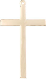 [5640KT] 14kt Gold Cross Medal