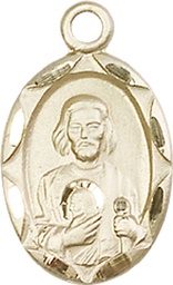 [0612JGF] 14kt Gold Filled Saint Jude Medal