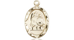[0612RAGF] 14kt Gold Filled Saint Raphael Medal