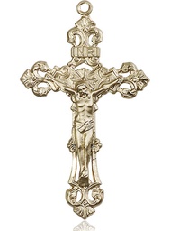 [0647GF] 14kt Gold Filled Crucifix Medal