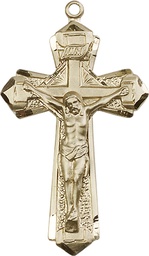 [0650GF] 14kt Gold Filled Crucifix Medal