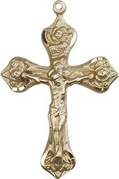 [0662GF] 14kt Gold Filled Crucifix Medal