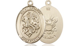 [8040GF6] 14kt Gold Filled Saint George Navy Medal