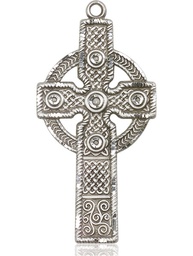 [0253SS] Sterling Silver Kilklispeen Cross Medal