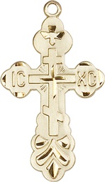 [0260GF] 14kt Gold Filled Cross Medal