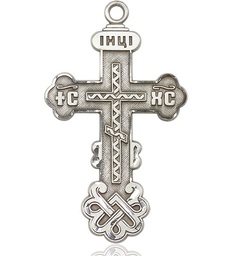 [0269SS] Sterling Silver Kiev Cross Medal