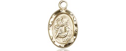 [0301DGF] 14kt Gold Filled Saint Anthony Medal